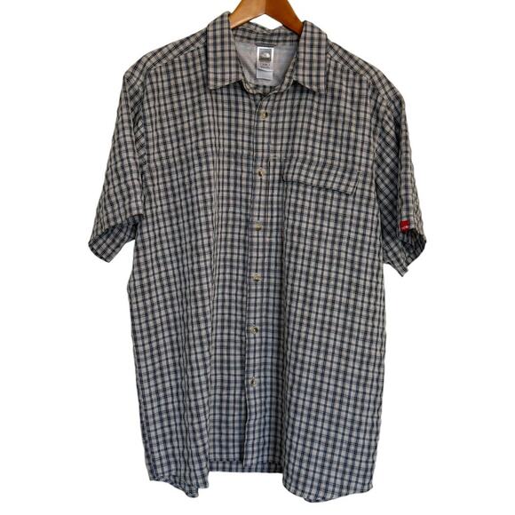 The North Face Shirt Men X Large Brown Modal‎ Button Up Gorpcore Hiking Outdoor - Picture 1 of 8